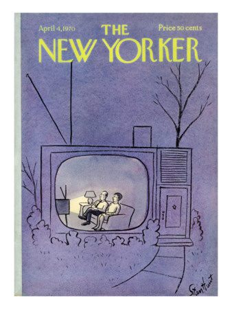 The New Yorker Cover - April 4, 1970 by Stan Hunt Pricing Limited Edition Print image