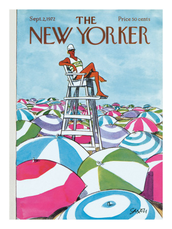 The New Yorker Cover - September 2, 1972 by Charles Saxon Pricing Limited Edition Print image