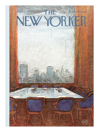The New Yorker Cover - September 17, 1973 by Arthur Getz Pricing Limited Edition Print image
