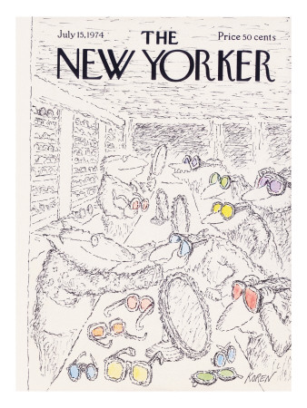 The New Yorker Cover - July 15, 1974 by Edward Koren Pricing Limited Edition Print image