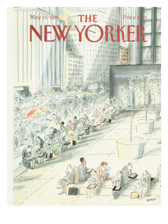 The New Yorker Cover - May 18, 1987 by Jean-Jacques Sempe Pricing Limited Edition Print image