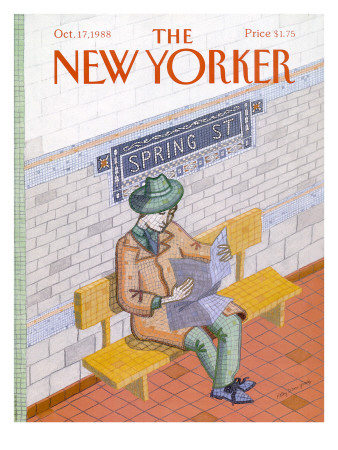 The New Yorker Cover - October 17, 1988 by Kathy Osborn Pricing Limited Edition Print image