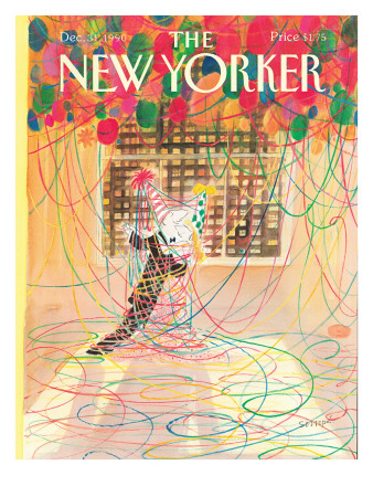 The New Yorker Cover - December 31, 1990 by Jean-Jacques Sempé Pricing Limited Edition Print image