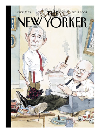The New Yorker Cover - December 5, 2005 by Barry Blitt Pricing Limited Edition Print image