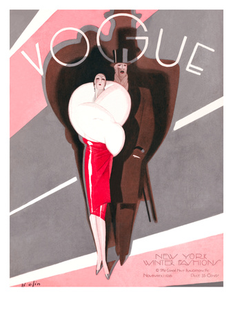 Vogue Cover - November 1926 by William Bolin Pricing Limited Edition Print image