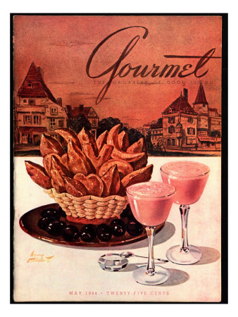 Gourmet Cover - May 1944 by Henry Stahlhut Pricing Limited Edition Print image