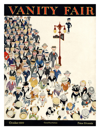 Vanity Fair Cover - October 1919 by John Held Pricing Limited Edition Print image