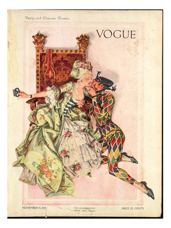 Vogue Cover - November 1912 by Frank X. Leyendecker Pricing Limited Edition Print image