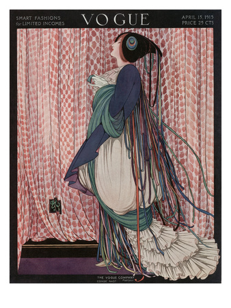 Vogue Cover - April 1915 by George Wolfe Plank Pricing Limited Edition Print image