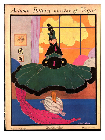 Vogue Cover - October 1915 by Helen Dryden Pricing Limited Edition Print image