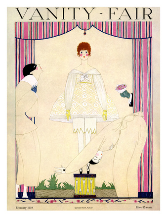 Vanity Fair Cover - February 1919 by Georges Lepape Pricing Limited Edition Print image