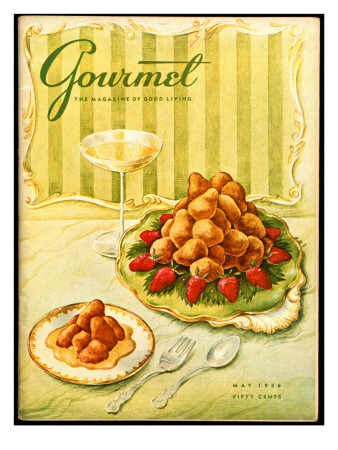 Gourmet Cover - May 1956 by Hilary Knight Pricing Limited Edition Print image