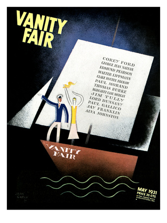 Vanity Fair Cover - May 1931 by Jean Carlu Pricing Limited Edition Print image