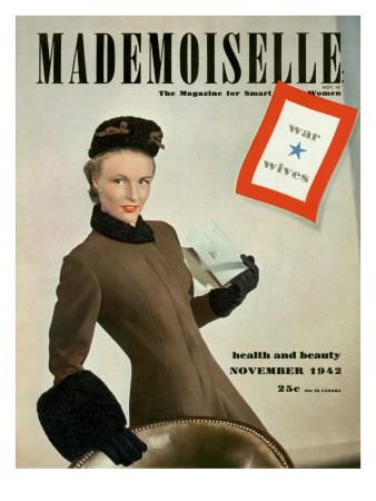 Mademoiselle Cover - November 1942 by Robert Weitzen Pricing Limited Edition Print image