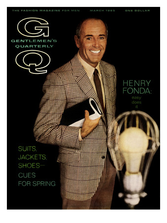 Gq Cover - March 1965 by Chadwick Hall Pricing Limited Edition Print image