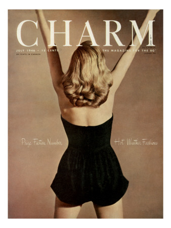 Charm Cover - July 1946 by Jon Abbot Pricing Limited Edition Print image