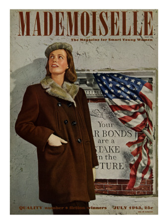 Mademoiselle Cover - July 1943 by George Karger Pricing Limited Edition Print image