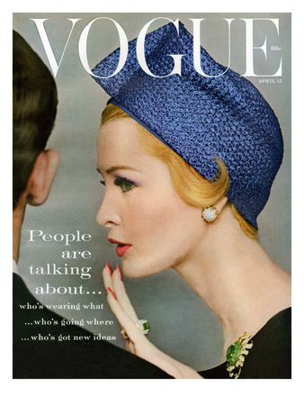 Vogue Cover - April 1959 by Richard Rutledge Pricing Limited Edition Print image