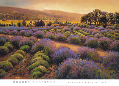 Lavender: Study In Gold by Brooks Anderson Pricing Limited Edition Print image