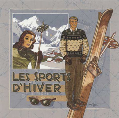 Les Sports D'hiver by Bruno Pozzo Pricing Limited Edition Print image