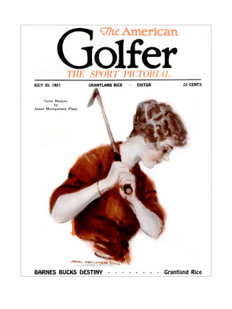 The American Golfer July 30, 1921 by James Montgomery Flagg Pricing Limited Edition Print image