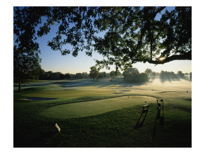 Oakland Hills Country Club, Hole 9 by Stephen Szurlej Pricing Limited Edition Print image