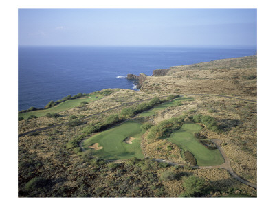 The Challenge At Manele, Aerial by Stephen Szurlej Pricing Limited Edition Print image