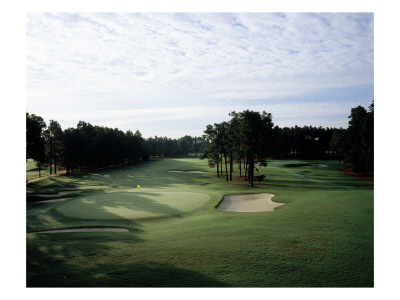 Pinehurst Golf Course No. 2, Hole 16 by Stephen Szurlej Pricing Limited Edition Print image