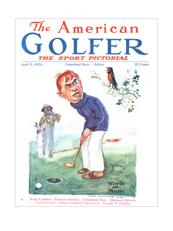 The American Golfer April 5, 1924 by James Montgomery Flagg Pricing Limited Edition Print image