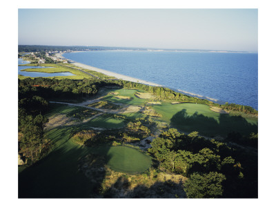 Sebonack National Golf Club, Holes 11 And 12 by Stephen Szurlej Pricing Limited Edition Print image