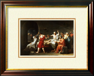 The Death Of Socrates, 1787 by Jacques-Louis David Pricing Limited Edition Print image