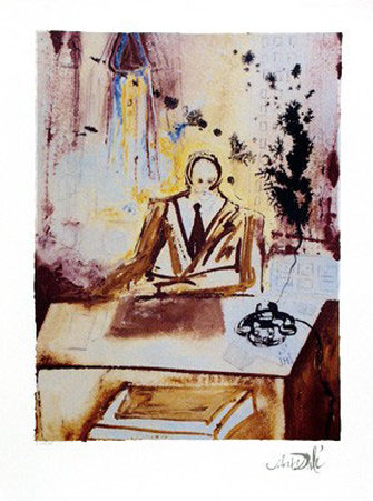 The Businessman by Salvador Dali Pricing Limited Edition Print image