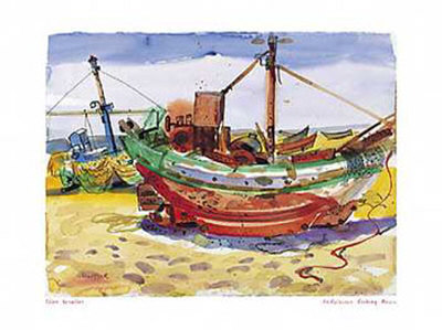 Andalucian Fishing Boats by Scouller Pricing Limited Edition Print image