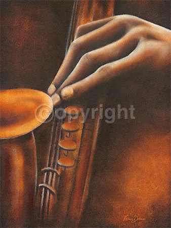 Saxophone Mood by Valerie Delmas Pricing Limited Edition Print image