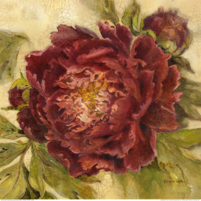 Scarlet Peony by Kathryn White Pricing Limited Edition Print image