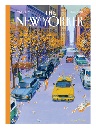 The New Yorker Cover - November 7, 2011 by Bruce Mccall Pricing Limited Edition Print image