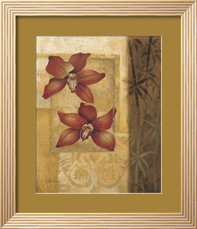 Bamboo Orchid Ii by Fabrice De Villeneuve Pricing Limited Edition Print image