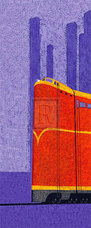 Tall Train by James Macfarlane Pricing Limited Edition Print image