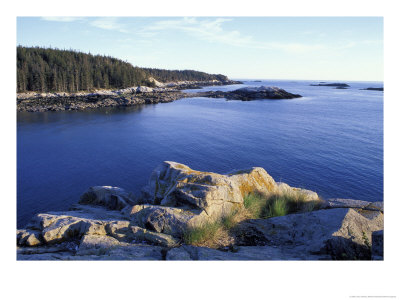 Ebens Head, Penobscot Bay, Isle Au Haut, Maine, Usa by Jerry & Marcy Monkman Pricing Limited Edition Print image