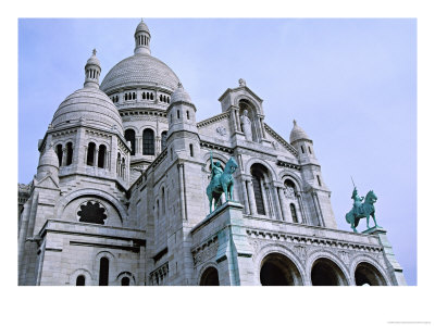 Sacre Coeur, Sacred Heart Cathedral, Paris, France by Charles Sleicher Pricing Limited Edition Print image