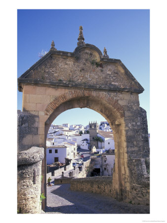 Entry To Jewish Quarter, Puerta De La Exijara, Ronda, Spain by John & Lisa Merrill Pricing Limited Edition Print image