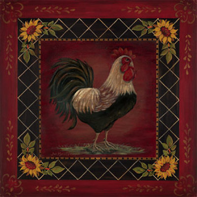 Sunflower Rooster I by Jo Moulton Pricing Limited Edition Print image