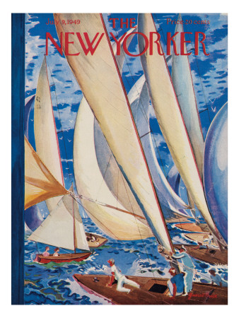 The New Yorker Cover - July 9, 1949 by Garrett Price Pricing Limited Edition Print image