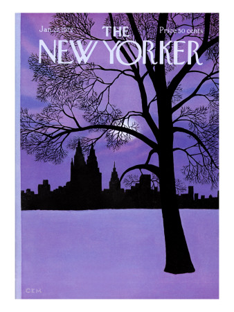 The New Yorker Cover - January 22, 1972 by Charles E. Martin Pricing Limited Edition Print image
