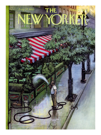 The New Yorker Cover - August 27, 1955 by Arthur Getz Pricing Limited Edition Print image