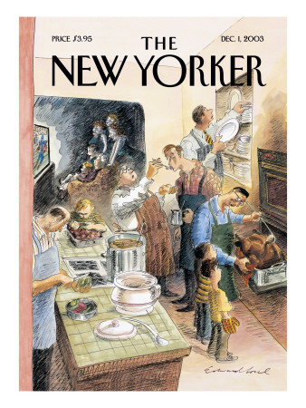 The New Yorker Cover - December 1, 2003 by Edward Sorel Pricing Limited Edition Print image