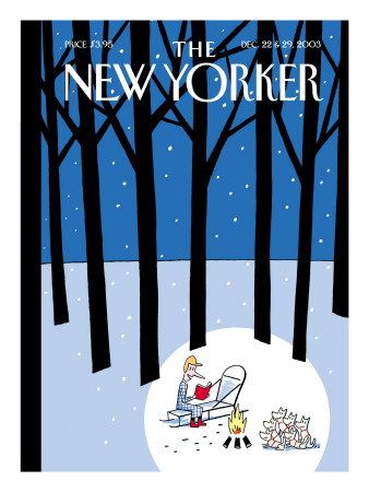 The New Yorker Cover - December 22, 2003 by Philippe Petit-Roulet Pricing Limited Edition Print image