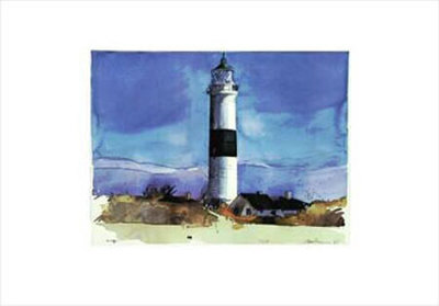 Kampener Leuchtturm by Hans Nordmann Pricing Limited Edition Print image