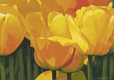 Yellow Time For Tulips by Christian Pricing Limited Edition Print image