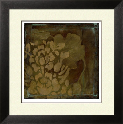 Damask Silhouette I by Jennifer Goldberger Pricing Limited Edition Print image